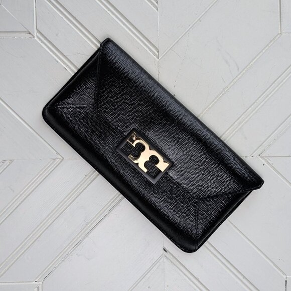 TORY BURCH Gigi Patent Clutch Bag - Picture 7 of 16